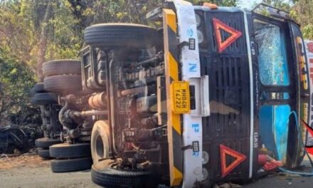 ಟ್ಯಾಂಕರ್ ಅಪಘಾತ-ಗೋವಾ ಕಾರವಾರ ರಾಷ್ಟ್ರೀಯ ಹೆದ್ದಾರಿ ಬಂದ್…!