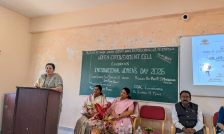 ಮಹಿಳೆಯರು ಎಲ್ಲಾ ಕ್ಷೇತ್ರಗಳಲ್ಲಿ ಮುಂದೆ ಬರಬೇಕು – ಶೃತಿ ವೈದ್ಯ