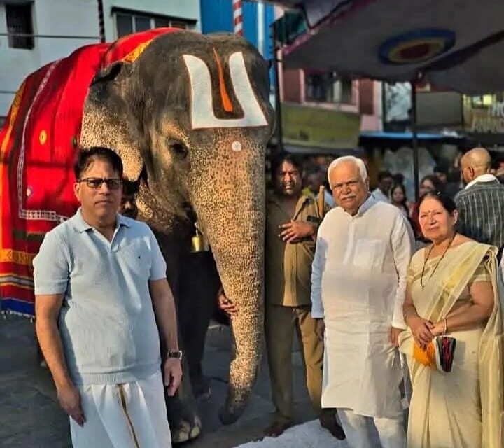 ಹುಟ್ಟುಹಬ್ಬದ ಪ್ರಯುಕ್ತ ತಿರುಪತಿಗೆ ಭೇಟಿ ನೀಡಿ ದರ್ಶನ ಪಡೆದ ಶಾಸಕ ಆ‌ರ್. ವಿ. ದೇಶಪಾಂಡೆ