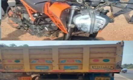 ಬೈಕಿಗೆ ಟಿಪ್ಪ‌ರ್ ಡಿಕ್ಕಿ;ಸವಾರ ಮೃತ್ಯು