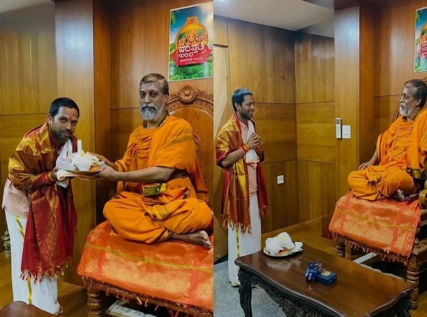 ಬಂಗಾರಮಕ್ಕಿ ಶ್ರೀಕ್ಷೇತ್ರಕ್ಕೆ ಟೀಂ ಇಂಡಿಯಾ ಥ್ರೋಡೌನ್ ಸ್ಪೆಷಲಿಸ್ಟ್ ರಾಘವೇಂದ್ರ ದಿವಗಿ ಭೇಟಿ