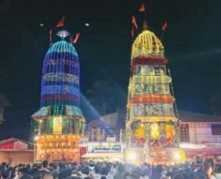 ಬನವಾಸಿಯಲ್ಲಿ ವಿಜ್ರಂಭಣೆಯಿಂದ ಜರುಗಿದ ಐತಿಹಾಸಿಕ ಶ್ರೀ ಉಮಾಮಧುಕೇಶ್ವರ ದೇವರ ರಥೋತ್ಸವ