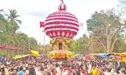 ಚಿತ್ರಾಪುರ ಮಠದಲ್ಲಿ ಶ್ರೀ ಭವಾನಿಶಂಕರ ದೇವರ 165ನೇ ವರ್ಷದ ವಿಜ್ರಂಭಣೆಯಿಂದ ರಥೋತ್ಸವ