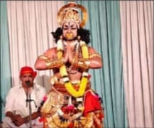 ಮರಾಠಿಕೊಪ್ಪದ ಅಂಜನಾದ್ರಿಯ ಅಂಜನೇಯ ದೇವಸ್ಥಾನದಲ್ಲಿ ಜನಮನಸೂರೆಗೊಂಡ ಮಾರುತಿ ಪ್ರತಾಪ ಯಕ್ಷಗಾನ