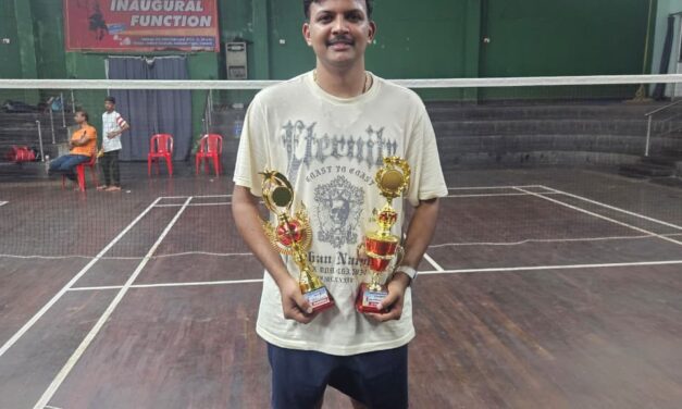 ರಾಷ್ಟ್ರ ಮಟ್ಟದ ಬ್ಯಾಡ್ಮಿಂಟನ್ ಗೆ ಪೋಲಿಸ್ ಇಲಾಕೆಯ ಎನ್ ವೆಂಕಟೇಶ ಆಯ್ಕೆ