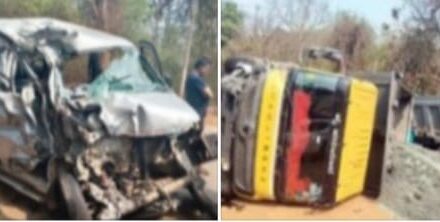 ಟಿಪ್ಪರ್ ಲಾರಿ ಹಾಗೂ ಇಕೋ ವಾಹನಗಳ ನಡುವೆ ಡಿಕ್ಕಿ:ಇಕೋ ಚಾಲಕ ಮೃತ