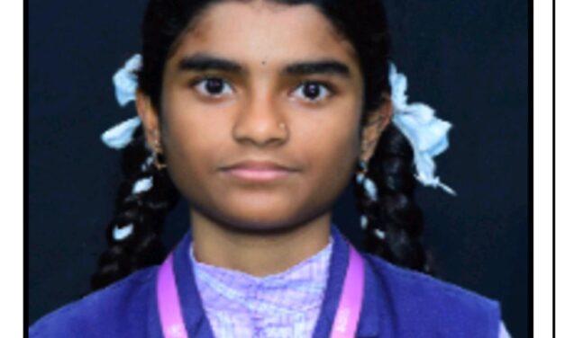 ಸಣ್ಣ ಹೋಟೆಲ್ ಮಾಲೀಕನ ಮಗಳು ರಾಜ್ಯಕ್ಕೆ ಮೂರನೇ ಸ್ಥಾನ