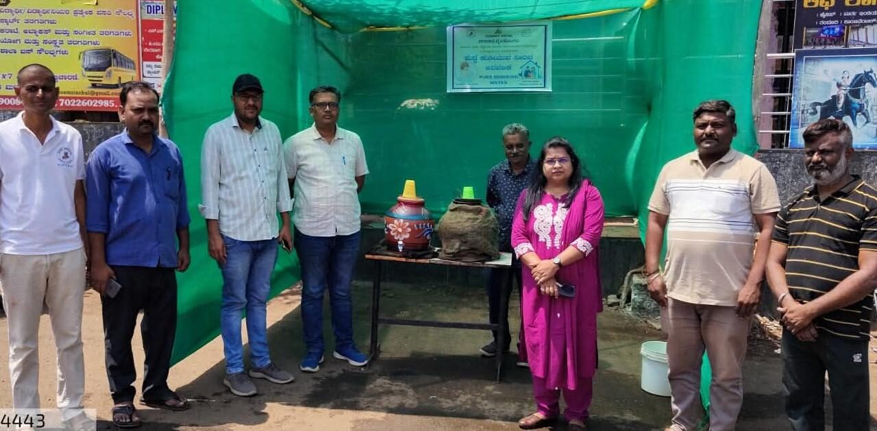 ಬೈಲಹೊಂಗಲ ನಗರಸಭೆಯಿಂದ ಚನ್ನಮ್ಮ ವೃತ್ತದಲ್ಲಿ ಶುದ್ಧ ಕುಡಿಯುವ ನೀರಿನ ಅರವಟಿಕೆ ಪ್ರಾರಂಭ