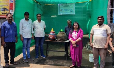 ಬೈಲಹೊಂಗಲ ನಗರಸಭೆಯಿಂದ ಚನ್ನಮ್ಮ ವೃತ್ತದಲ್ಲಿ ಶುದ್ಧ ಕುಡಿಯುವ ನೀರಿನ ಅರವಟಿಕೆ ಪ್ರಾರಂಭ