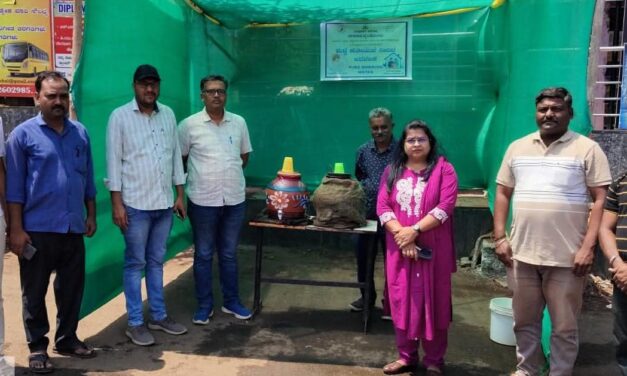 ಬೈಲಹೊಂಗಲ ನಗರಸಭೆಯಿಂದ ಚನ್ನಮ್ಮ ವೃತ್ತದಲ್ಲಿ ಶುದ್ಧ ಕುಡಿಯುವ ನೀರಿನ ಅರವಟಿಕೆ ಪ್ರಾರಂಭ
