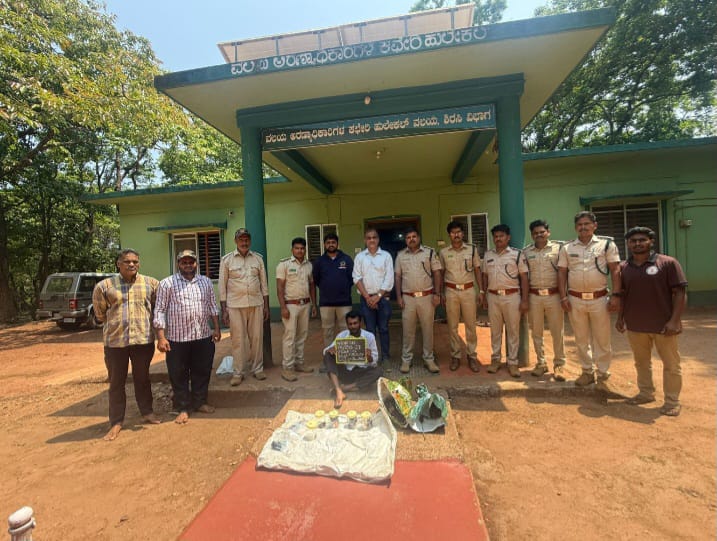 ಕಾಡುಕೋಣ ಬೇಟೆ ಆರೋಪ ಓರ್ವನ ಬಂಧನ