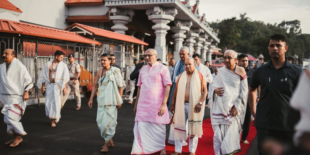 ಉಪರಾಷ್ಟ್ರಪತಿಗಳಿಂದ ಶ್ರೀ ಕ್ಷೇತ್ರ ಧರ್ಮಸ್ಥಳದಲ್ಲಿ ಶ್ರೀ ಮಂಜುನಾಥ ಸ್ವಾಮಿ ದರ್ಶನ