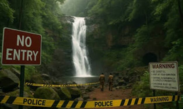 ಗೋವಾ ಜಲಪಾತ ವೀಕ್ಷಣೆಗೆ ಪ್ರವಾಸಿಗರಿಗೆ ನಿರ್ಬಂಧ