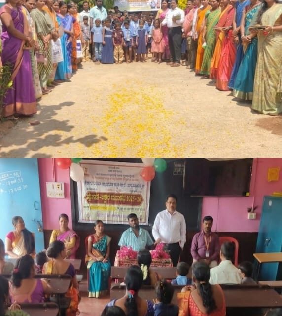 ಶಾಲಾ ಪ್ರಾರಂಭೋತ್ಸವ ವಿದ್ಯಾರ್ಥಿಗಳಿಗೆ ಹರ್ಷ ತರುವದಲ್ಲದೇ ಕಲಿಕೆ ವೃದ್ಧಿಯಾಗುತ್ತದೆ;ಬಿ ಹೆಚ್ ಭಾಗವಾನ