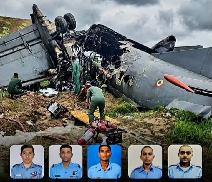 ಅಸ್ಸಾಂನ ಜೋರ್ಹಾಟ್‌ನಲ್ಲಿ ಭಾರತೀಯ ವಾಯುಪಡೆಯ AN -32 ವಿಮಾನ ದುರಂತ: 5 ಯೋಧರು ಹುತಾತ್ಮ ತನಿಖೆಗೆ ಕೋರ್ಟ್‌ ಆಫ್ ಇನ್‌ಕ್ವೆರಿ