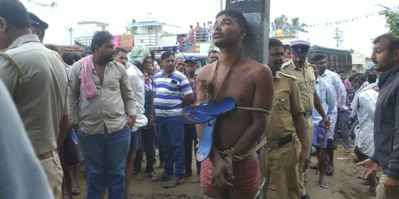 ಅಂಬೇಡ್ಕರ್ ಭಾವಚಿತ್ರಕ್ಕೆ ಅಪಮಾನ: ಆರೋಪಿಗೆ ಗ್ರಾಮಸ್ಥರಿಂದ ಥಳಿತ