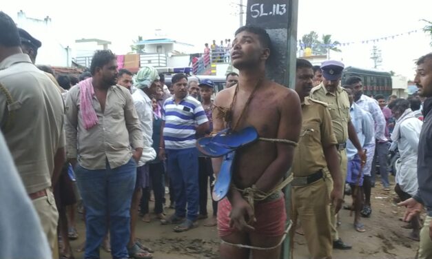 ಅಂಬೇಡ್ಕರ್ ಭಾವಚಿತ್ರಕ್ಕೆ ಅಪಮಾನ: ಆರೋಪಿಗೆ ಗ್ರಾಮಸ್ಥರಿಂದ ಥಳಿತ
