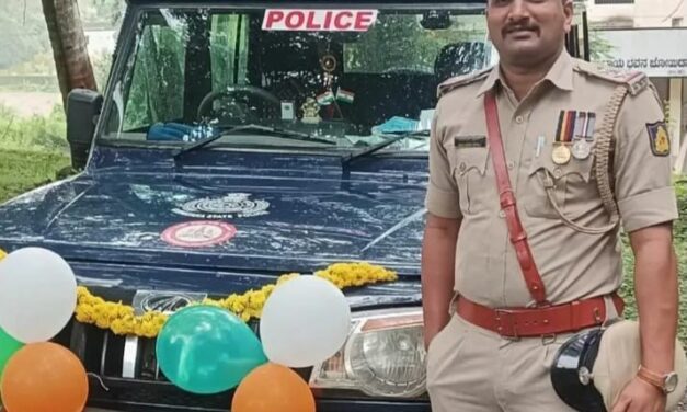 ಹಳಿಯಾಳ ಪಿ.ಎಸ್ ಐ, ಮಹೇಶ ಮಾಳಿ, ಅಧಿಕಾರ ಸ್ವೀಕಾರ