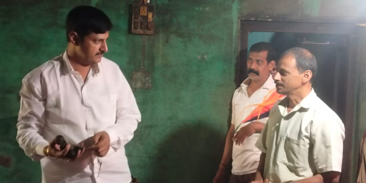 ವಿನಾಯಕ ಹೆಗಡೆಯವರ ಮನೆಯಲ್ಲಿ ಆಕಸ್ಮಿಕ ಅಗ್ನಿ ಅವಘಡ_ಅನಂತಮೂರ್ತಿ ಹೆಗಡೆ ಭೇಟಿ