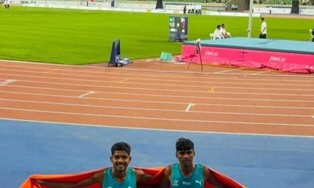 U-23 ಏಷ್ಯನ್ ಅಥ್ಲೆಟಿಕ್ಸ್‌ನಲ್ಲಿ ಚೀನಾದಲ್ಲಿ ಮಿಂಚಿದ ಹಳಿಯಾಳದ ಶಿವಾಜಿ ಮಾದಪ್ಪಗೌಡಗೆ ಬೆಳ್ಳಿ ಪದಕ