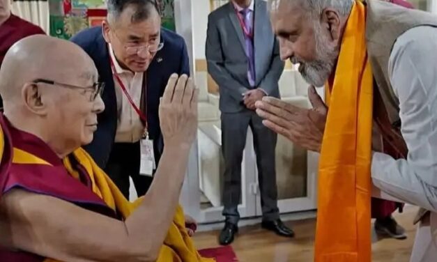 ಲೇಹ್‌ನಲ್ಲಿ ಪರಮಪೂಜ್ಯ ದಲಾಯಿ ಲಾಮಾ ಭೇಟಿಯಾದ ಸಂಸದ ವಿಶ್ವೇಶ್ವರ ಹೆಗಡೆ ಕಾಗೇರಿ