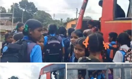 ರಾಮನಗರ-ತಿನ್ನೈಘಾಟ್ ಬಸ್‌ನಲ್ಲಿ ವಿದ್ಯಾರ್ಥಿಗಳ ದಟ್ಟಣೆ: ಹೆಚ್ಚುವರಿ ಬಸ್ ವ್ಯವಸ್ಥೆಗೆ ಸಾರ್ವಜನಿಕರ ಆಗ್ರಹ