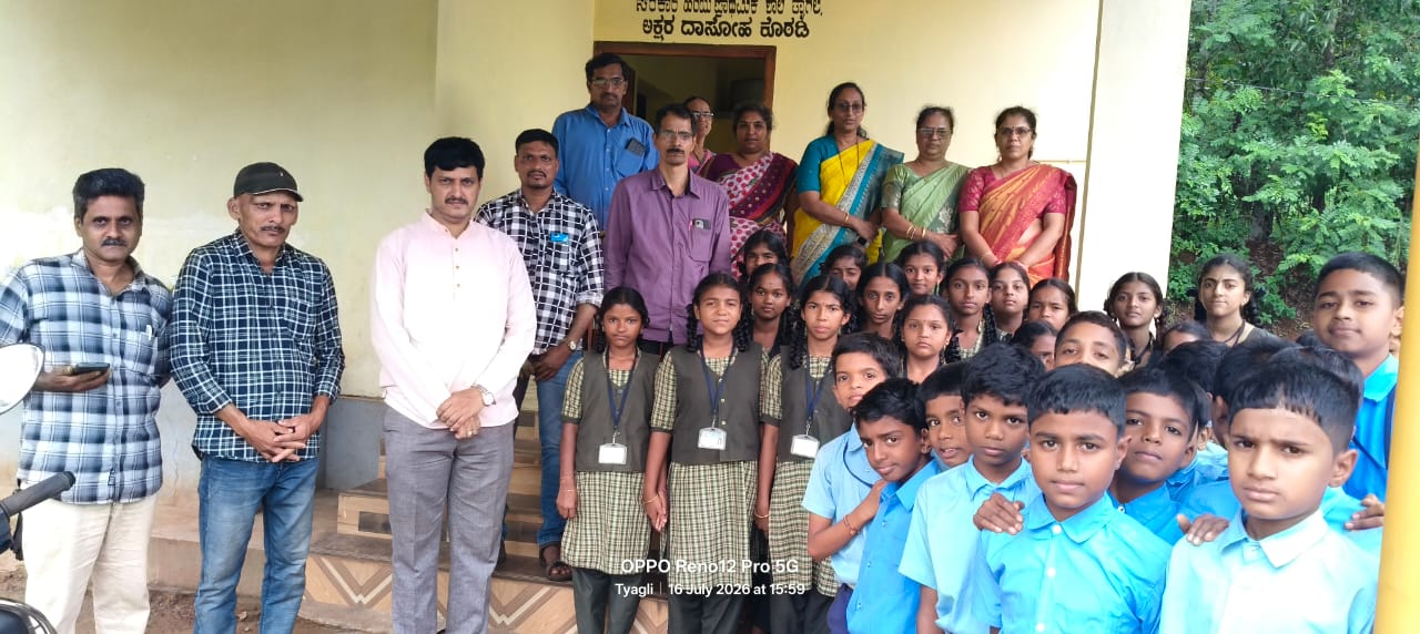 ತ್ಯಾಗಲಿ ಶಾಲೆಗೆ ಶುದ್ಧ ನೀರಿನ ಘಟಕ ದೇಣಿಗೆ, ಸಂಸ್ಕಾರಯುತವಾದ ಶಿಕ್ಷಣ ಮುಖ್ಯ:ಅನಂತಮೂರ್ತಿ ಹೆಗಡೆ
