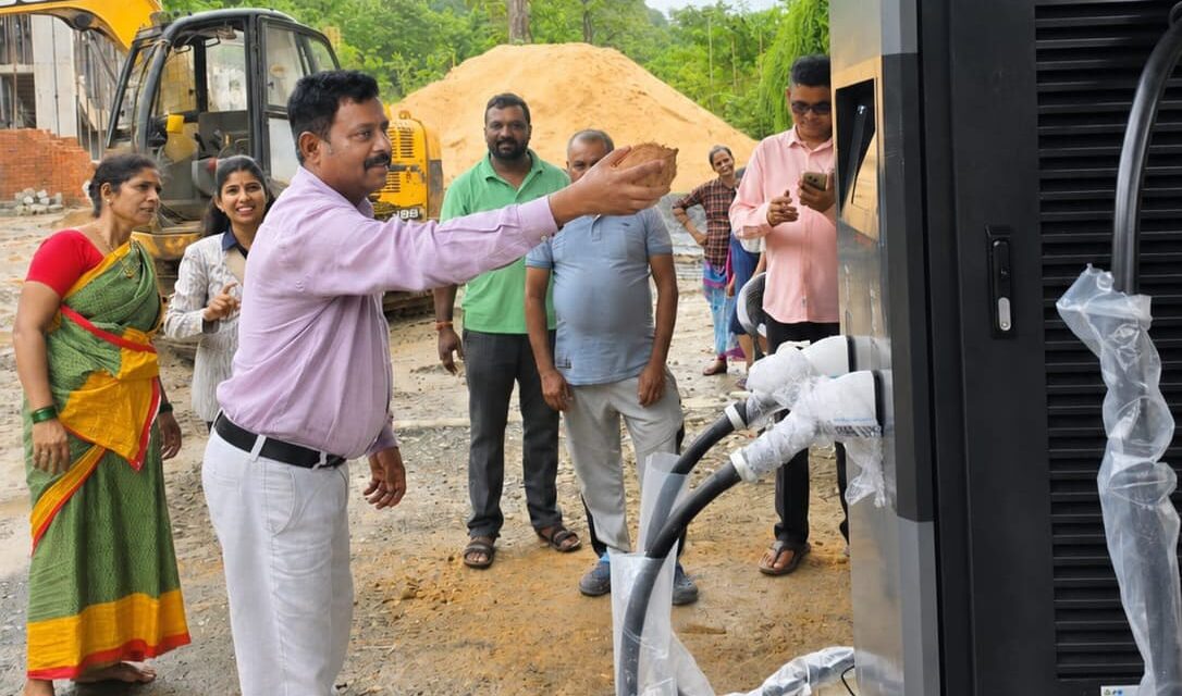 ಜೋಯಿಡಾ ದ ಗಣೇಶ ಗುಡಿಯಇಳವಾ ದಲ್ಲಿ e charging ಆರಂಭ