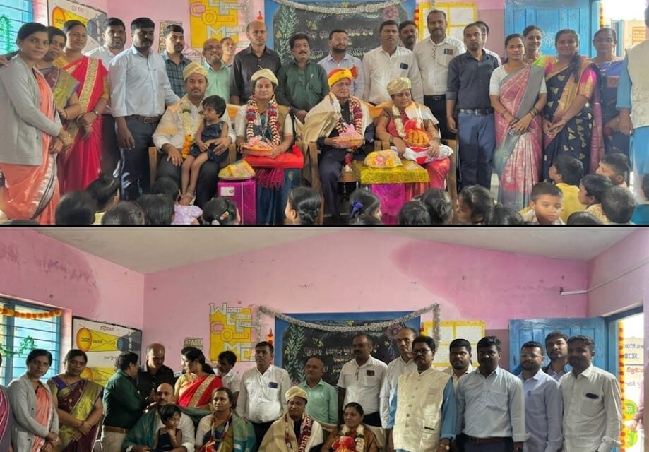 ಆಮಶೇತ ಶಾಲೆಯ ಸೇವಾನಿವೃತ್ತ ಮುಖ್ಯೋಪಾಧ್ಯಾಯರಾದ ರಮೇಶ ಕದಂರವರ ವಿಜ್ರಂಭಣೆಯಿಂದ ಬಿಳ್ಕೋಡುಗೆ