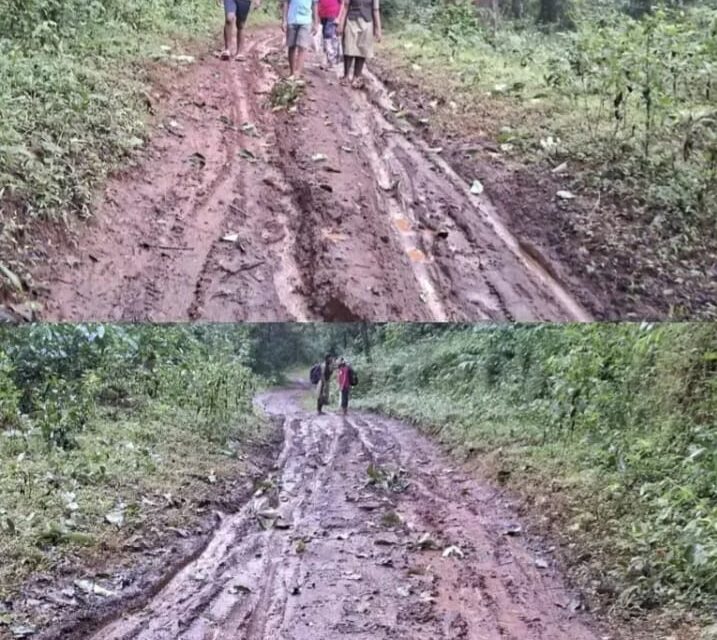 ಹದಗೆಟ್ಟ ಗೋಡೆಗಾಳಿ ಮಜರೆ ರಸ್ತೆ;ಗ್ರಾಮಸ್ಥರ ಗೋಳಾಟ
