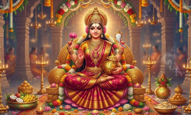 ವರಮಹಾಲಕ್ಷ್ಮಿ ಹಬ್ಬದ ಹಿನ್ನೆಲೆ,ಕಥೆ,ಆಚರಣೆ,ಫಲ