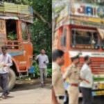 ಪಡಿತರ ಅಕ್ಕಿ ಅಕ್ರಮವಾಗಿ ಸಾಗಿಸುತ್ತಿದ್ದ ಲಾರಿ ಹಾಗೂ ಅಕ್ಕಿ ಚೀಲಗಳ ವಶ