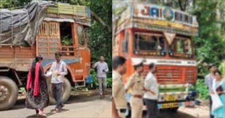 ಪಡಿತರ ಅಕ್ಕಿ ಅಕ್ರಮವಾಗಿ ಸಾಗಿಸುತ್ತಿದ್ದ ಲಾರಿ ಹಾಗೂ ಅಕ್ಕಿ ಚೀಲಗಳ ವಶ