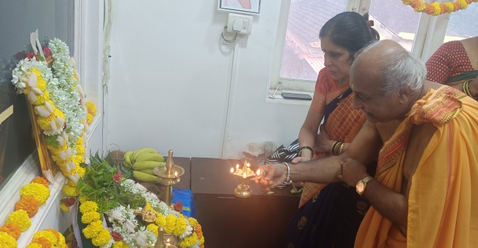 ಗೋವಾಕನ್ನಡ ಸಮಾಜ ಪಣಜಿ ಕಛೇರಿಯಲ್ಲಿ ಶ್ರೀಸತ್ಯನಾರಾಯಣ ಪೂಜೆ