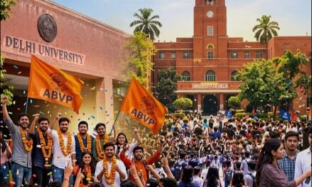 ದೆಹಲಿ ವಿಶ್ವವಿದ್ಯಾಲಯದ ವಿದ್ಯಾರ್ಥಿ ಸಂಘದ ಚುನಾವಣಾ ಫಲಿತಾಂಶ ಪ್ರಕಟ;ABVP ಗೆ ಭರ್ಜರಿ ಗೆಲುವು
