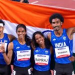 ಏಷ್ಯನ್ ಗೇಮ್ಸ್‌ 2026 ರ 4×400 ಮೀಟರ್ ಮಿಶ್ರ ರಿಲೇಯಲ್ಲಿ ಭಾರತದ ತಂಡಕ್ಕೆ ಬೆಳ್ಳಿ ಪದಕ