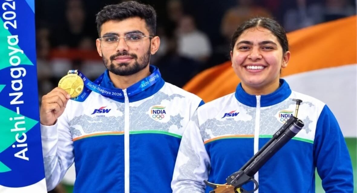 2026ರ ಏಷ್ಯನ್ ಗೇಮ್ಸ್‌ನ 10ಮೀಟರ್ ಏರ್ ಪಿಸ್ತೂಲ್ ಮಿಶ್ರ ತಂಡ ಸ್ಪರ್ಧೆಯಲ್ಲಿ ಭಾರತಕ್ಕೆ ಚಿನ್ನದ ಪದಕ
