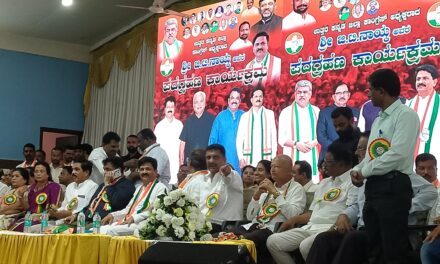 ಉತ್ತರ ಕನ್ನಡ ಜಿಲ್ಲಾ ಕಾಂಗ್ರೆಸ್ ಅಧ್ಯಕ್ಷರಾಗಿ ವಕೀಲ ಜಿ.ಟಿ.ನಾಯ್ಕ ಅಧಿಕಾರ ಸ್ವೀಕಾರ