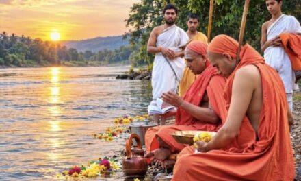ಗಂಗಾಪೂಜೆಯೊಂದಿಗೆ ಸ್ವರ್ಣವಲ್ಲೀ ಉಭಯ ಶ್ರೀಗಳ ಚಾತುರ್ಮಾಸ್ಯ ವ್ರತ ಸಂಕಲ್ಪ ಸಂಪನ್ನ