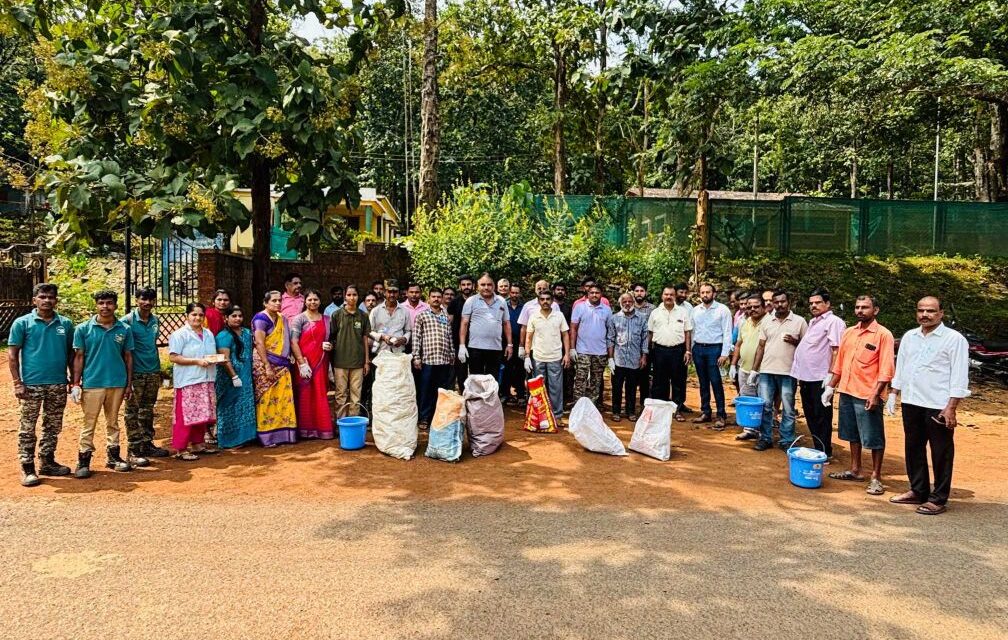 ನಂದಿಗದ್ದೆ ಗ್ರಾಮ ಪಂಚಾಯತ್ ಮತ್ತು ಅರಣ್ಯ ಇಲಾಖೆ ಯಿಂದ ಸ್ವಚ್ಛತಾ ಹಿ ಸೇವಾ
