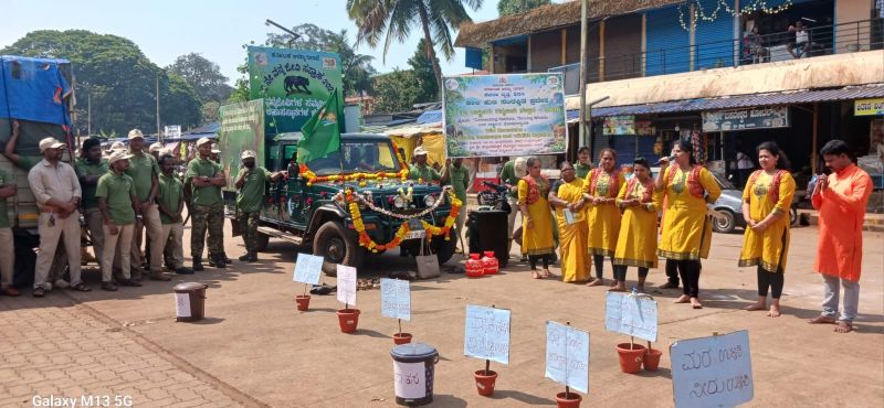 ವನ್ಯಜೀವಿ ಸಪ್ತಾಹದಲ್ಲಿ ಪಾಲ್ಗೊಂಡ ಸಪ್ತಸ್ವರ ಸೇವಾ ಸಂಸ್ಥೆ