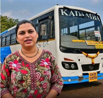 ಗೋವಾ ಕದಂಬ ಸಾರಿಗೆ ಸಂಸ್ಥೆಯ ಮೊದಲ ಮಹಿಳಾ ಚಾಲಕಿಯಾಗಿ ಪೂಜಾ ವಯಂಗಣಕರ್
