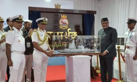 ಕಾರವಾರದ ನೌಕಾನೆಲೆಯಲ್ಲಿ  INS ಸಮರ್ಥಕ್ ಲೋಕಾರ್ಪಣೆ